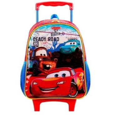 Imagem de Mochila de Rodas Escolar M Carros Mcqueen Original Disney 2-Masculino