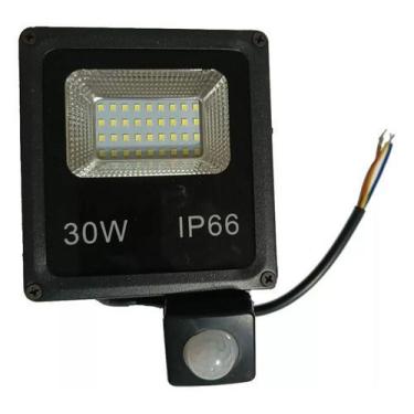 Imagem de Refletor Com Sensor 30w  De Presença Bivolt Aaatop - AAA TOP LED