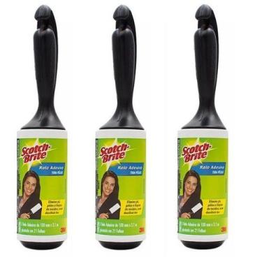 Imagem de Kit com 3 Rolos Adesivo SCOTCH-BRITE - 3M