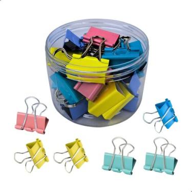 Imagem de Kit De Clips Borboleta Binder Prendedor De Papel 15/19/25/32/41/51mm C
