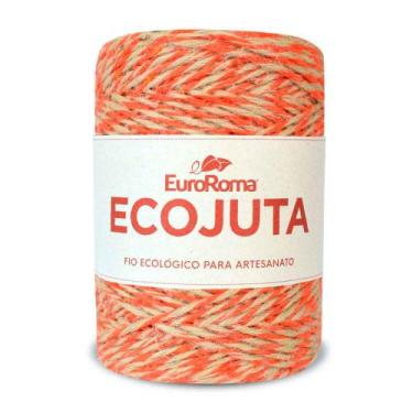 Imagem de Barbante Ecojuta Euroroma 400g, 750 Laranja
