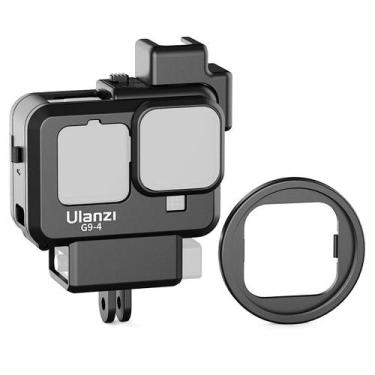 Imagem de Frame com Encaixe de Microfone para GoPro 12/11/10/9 G9-4 - Ulanzi