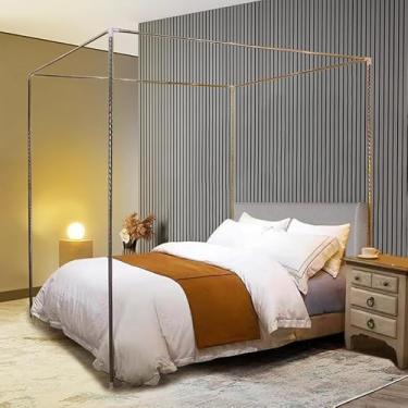 Imagem de Dossel de aço inoxidável para mosquiteiro/poste Twin Full Queen King Size (King)