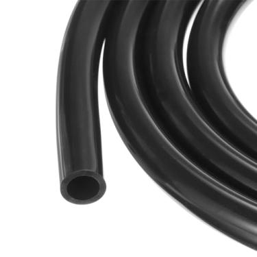 Imagem de Rebower 3 m 16 mm (5/20.3 cm) ID x 22,2 mm (7/20.3 cm) tubo de silicone preto industrial mangueiras de silicone puro para bomba sifão drenagem, irrigação, fabricação de cerveja