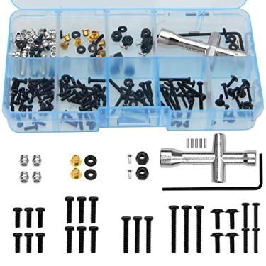 Imagem de 193Pcs ShareGoo Universal M1.6 M2 RC Screw Kit Screws Assortment Set Fastener Wrench Repair Tools Compatible with FMS 1/18 1/24 Series FCX24 Adventurer Chitu RC Car
