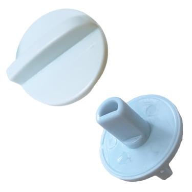 Imagem de Recdec Pacote com 2 botões de controle de temperatura de substituição para geladeira e controle de temperatura para LG Haier Hisense, ajuste de termostato para LG Haier Hisense