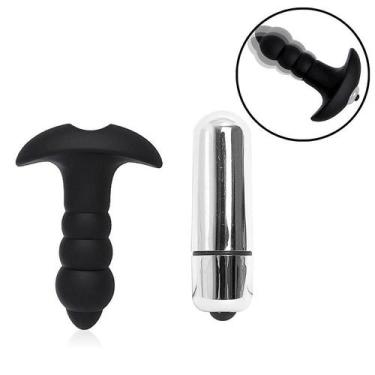 Imagem de Plug Anal com Vibro Bubble  S-Hande