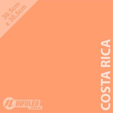 Imagem de Papel 180 gramas 30,5x30,5cm Costa Rica (Coral) Color Plus - 10 unidad