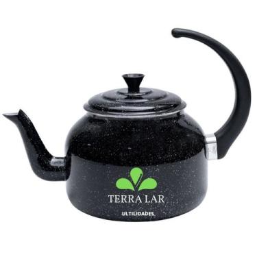 Imagem de Chaleira Grande Bule Fervedor Para Chá Café Leite Alumínio - Terra Lar