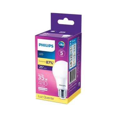 Imagem de Lampada Led Bulbo Bolinha Philips 11w(eq.75w) 3000k 1018l