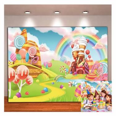Imagem de Flanco de fundo para doces, candy 1, 5x3ft(150cm X 100cm)