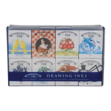Imagem de Tinta Desenho Winsor & Newton Henry Collect 8 Unidades