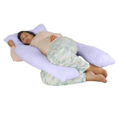 Imagem de Travesseiro Gigante Happy Line 150 x 70 cm, Lilás