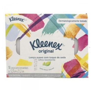 Imagem de Lencos de Papel Kleenex Original 50 Unidades