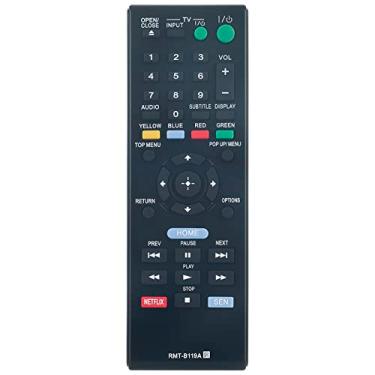 Imagem de Novo controle remoto de substituição RMT-B119A compatível com Sony Blu-ray Disc Player BDPS1100 BDPS590 BDPS5100 BDPS190 BDPBX18 BDPS185 BDPS3100 BDPS390 BDPS2100 BDPBX510 BDPBX110 BDPBX110 X59