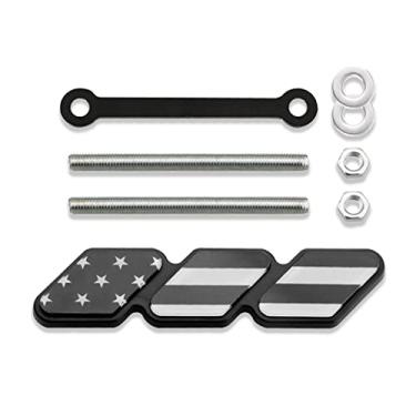 Imagem de Middrivr Emblema de Decoração de Grade Trd, Emblema de Grade Tricolor, Acessórios de Decoração, Etiqueta de Caminhão de Carro, Adequada para Tacoma 4Runner Tundra Sequoia Rav4 Highlander