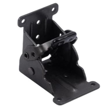 Imagem de IEUDNS Suporte Dobrável de Dobradiça com Trava Automática, Fácil de Instalar, Perna de Mesa, Suporte de Extensão de Bloqueio Dobrável para Móveis de Mesa, Freio Duplo Preto