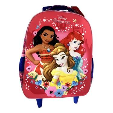 Imagem de Mochila Infantil Com Rodinhas Disney Princesa - Xeryus - Xeryus Kids