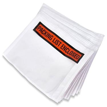 Imagem de Sales4Less Envelopes para lista de embalagem 11,4 cm x 14 cm Sacos adesivos com fatura fechada pacote com 200