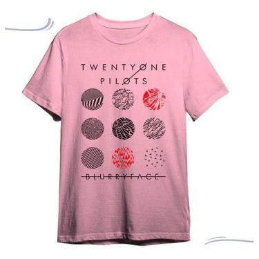 Imagem de Camiseta Basica Blurryface Twenty One Pilots Banda Musica - ABS, P, Ro