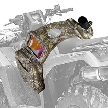 Imagem de MYDAYS Bolsa de selim para quadriciclo, bolsa de armazenamento de telefone para motocicleta ATV UTV Snowmobile (Camo1)