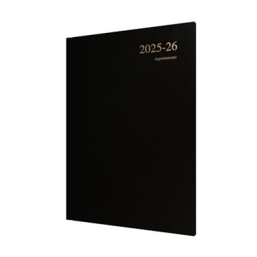 Imagem de Collins Agenda de 12 meses de meio/ano acadêmico "Essentials", julho de 2025 a julho de 2026 - ESSA43M.99-2526 - Diário de compromissos semanais, capa dura A4, preta