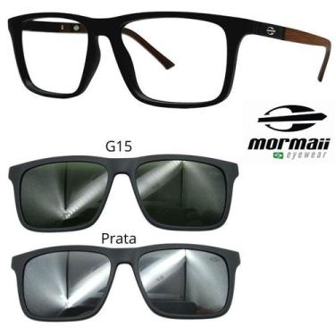 Imagem de Armação de Grau Mormaii Swap 4 6112 AFW com 2 Clipons GP, Afw