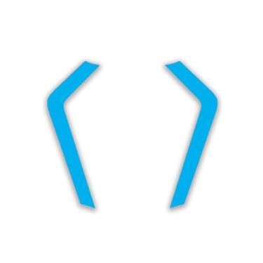 Imagem de Awonderful Adesivo de decalque de motocicleta, adesivo de vinil decalque de carenagem (azul celeste)