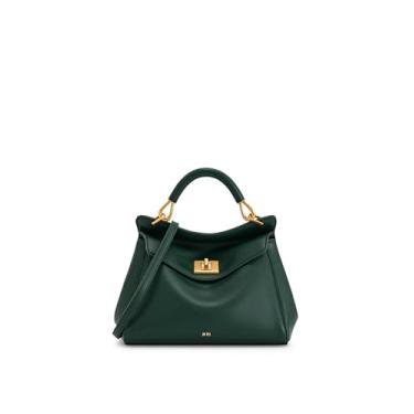 Imagem de JW PEI Bolsa feminina Lucia Classic Top, Verde escuro, Medium