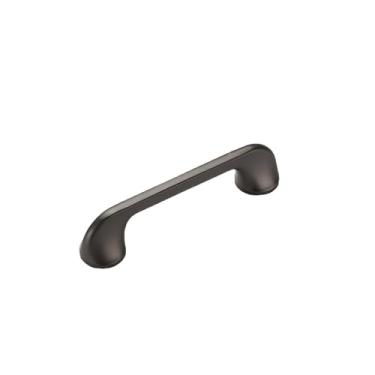 Imagem de Puxador de móveis em bronze amarelo cinza estilo vintage, puxadores de armário de cozinha em latão, maçanetas de gaveta, puxadores de porta, ferragens, cinza, 96 mm