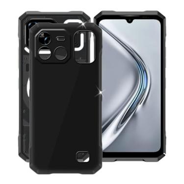 Imagem de YQINHHME Capa para Doogee Blade GT (6,7 polegadas), capa de telefone amortecedora de TPU (6,7 polegadas), capa protetora contra quedas de silicone fino à prova de choque de grau militar para Doogee