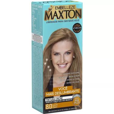 Imagem de Tinta de Cabelo Maxton Louro Claro 8.0 Eco