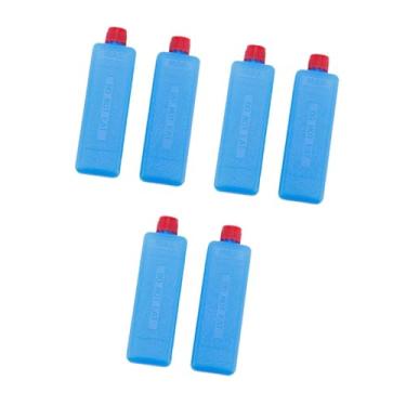 Imagem de simhoa 6x de refrigerador de gelo de gelo eficiente para viajar Caixa legal Economizando azul reutilizável para churrasqueira Picnic Fishing Travel