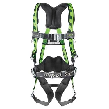 Imagem de Arreio de Corpo Inteiro Miller Titan POR Honeywell AC-QC-BDP/UGN AirCore, Grande/GG, Verde