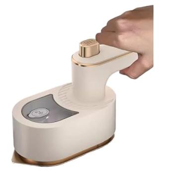 Imagem de 110V-220V Mini Ferro A Vapor Para Roupas De Viagem Portátil Vaporizador De Profissional Casa Prensa Térmica Secas E Molh(Bege,US)