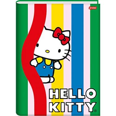 Imagem de Kit de Cadernos, Jandaia, Brochurão, Capa Dura, Hello Kitty, 80 Folhas, Pacote com 5