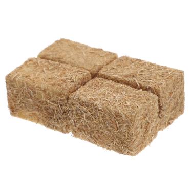 Imagem de IMIKEYA Mini fardos de palha de feno 4 peças simulam palheiro para decoração de cenários de jardim, adereços em miniatura, adereços de fotografia falsa, decoração simulada