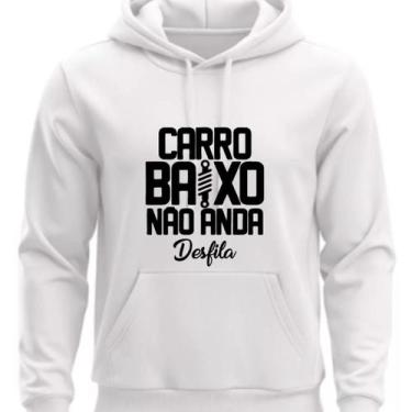 Imagem de Moletom Personalizado Carro Baixo Com Capuz - Hs, Branco, G