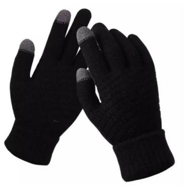 Imagem de Luva Inverno Touch Screen Frio Mexe Celular Tablet Quentinha Tamanho Ú