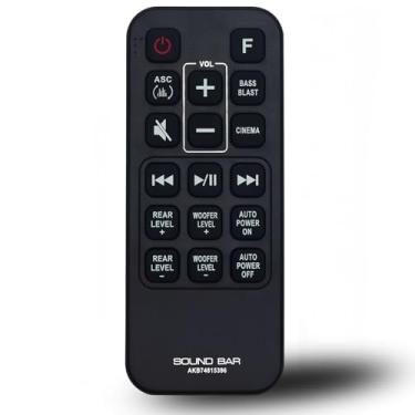 Imagem de Controle remoto de substituição AKB74815396 compatível com LG Sound Bar SJ4R SJ4Y SJ4Y-S LASC58R