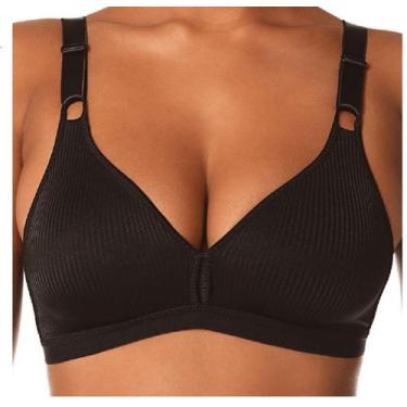 Imagem de Sutiã Sustentação Olimpo Bourbon Plus Size Demillus 61196, Preto, 54