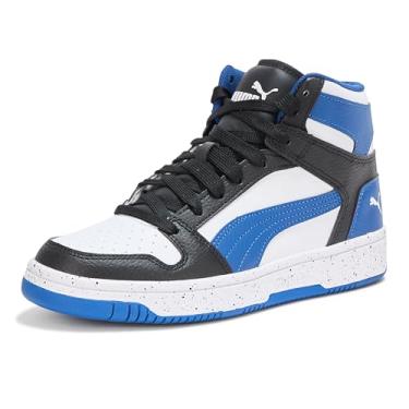 Imagem de Puma Tênis unissex infantil Rebound Layup Mid, Preto-pro Azul-Branco Ss25, 21