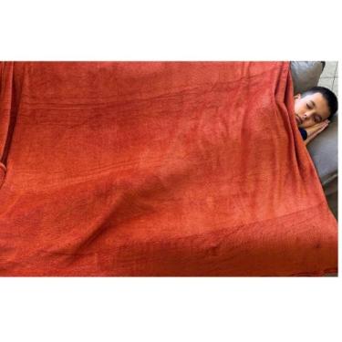 Imagem de Manta Casal Microfibra Luftex 1,80m X 2,00m várias cores, Ferrugem