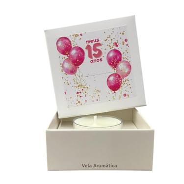 Imagem de Velitah Brasil, 6 Lembrancinhas Aniversário 15 anos Vela Aromática Lavanda