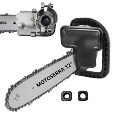 Imagem de Motosserra Adaptador Rosca M10 M12 Para Esmerilhadeira Lixadeira Jardi