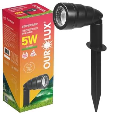 Imagem de Luminaria Led Espeto Spot de Jardim 5w Luz Verde IP65