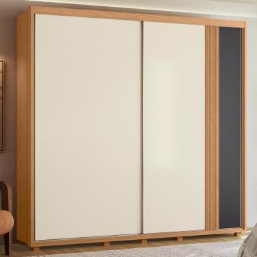 Imagem de Guarda Roupa Tulipa Freijó Off White Titanium