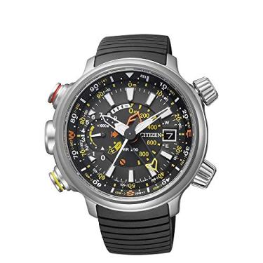 Imagem de Citizen Relógio masculino PROMASTER Diver analógico esportivo solar 2013 (importado) BN4021-02E, Nero, pulseira, Nero, alça