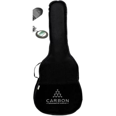 Imagem de Kit Acessórios Violão Clássico Capa Palhetas Afinador