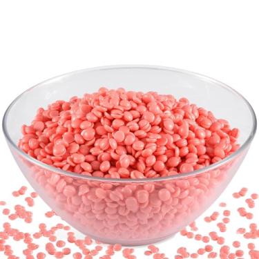 Imagem de Contas de cera para remoção de pelos, contas de cera de 2,268 g a granel, depilação brasileira para spa corporal, grãos de cera dura para rosto, biquíni, cera grossa para remoção de pelos